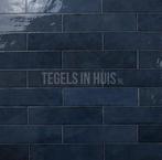 1,1 m2 handvorm Tegels blauw, Doe-het-zelf en Verbouw, Tegels, Ophalen, Nieuw, Minder dan 20 cm, Minder dan 5 m²