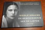 Dwarsligger: De geschiedenis van de liefde / Nicole Krauss, Ophalen, Gelezen, Nicole Krauss, Nederland