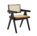 Rotan houten design stoel, Nieuw, Vijf, Zes of meer stoelen, Ophalen of Verzenden, Hout