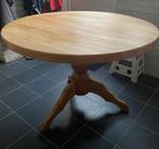 Mooie massief eiken ronde tafel van Ooisterwijk, Ophalen of Verzenden, Zo goed als nieuw, Rond, 100 tot 150 cm