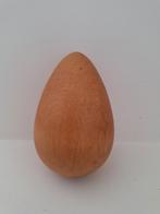 Prachtig houten ei paasei 9 cm hoog, Ophalen of Verzenden