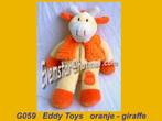 G059 Giraffe - Eddy Toys : gele giraffe, Ophalen, Zo goed als nieuw, Overige typen