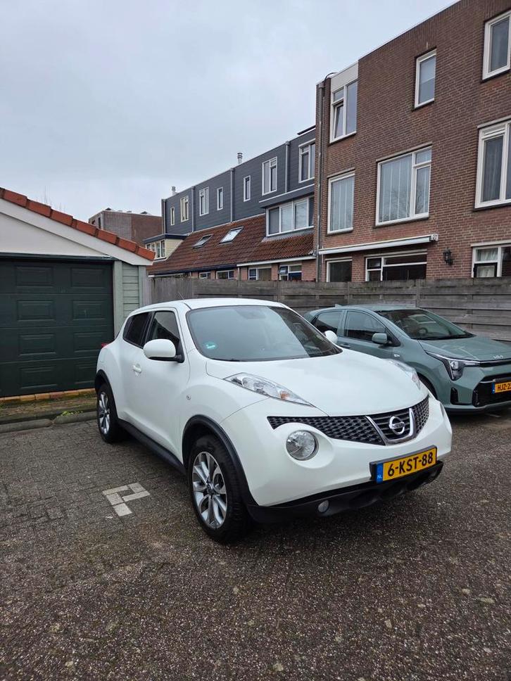 Nissan Juke 1.6 86KW Eco-pure Drive 2013 Wit, Auto's, Nissan, Particulier, Juke, Benzine, B, SUV of Terreinwagen, Handgeschakeld