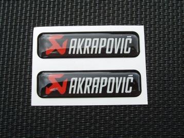 set Akrapovic stickers - nieuw - BMW KTM Yamaha Honda  beschikbaar voor biedingen