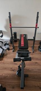 Verstelbare Bench Press Bank, Ophalen, Gebruikt, Krachtstation, Metaal