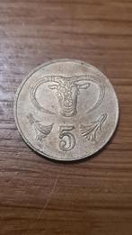Cyprus - 5 Cents 2001, Postzegels en Munten, Munten | Europa | Niet-Euromunten, Verzenden, Overige landen, Losse munt