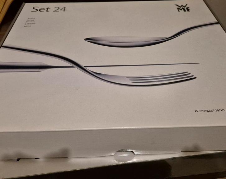 2 maal WMF Palma 24-delig Bestekset, Huis en Inrichting, Keuken | Bestek, Nieuw, Bestekset, Rvs of Chroom, Vaatwasserbestendig
