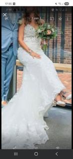 Trouwjurk van Maggie Sottero Toscane Lynette, Trouwjurk, Wit, Ophalen of Verzenden, Onbekend