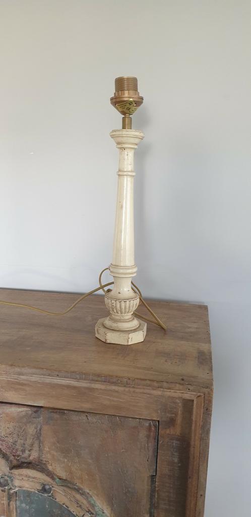 Landelijke lampenvoet, h 46 cm, aura peeperkorn, Huis en Inrichting, Lampen | Tafellampen, Zo goed als nieuw, Minder dan 50 cm