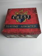 Crest Teatime Assorted antiek blik papier op metaal, Ophalen, Gebruikt, Koek(jes), Overige merken