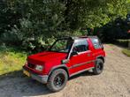 Suzuki Vitara 1.6 Cabrio 8V 4WD 2001 Rood, 1450 kg, 450 kg, 4 cilinders, Handgeschakeld