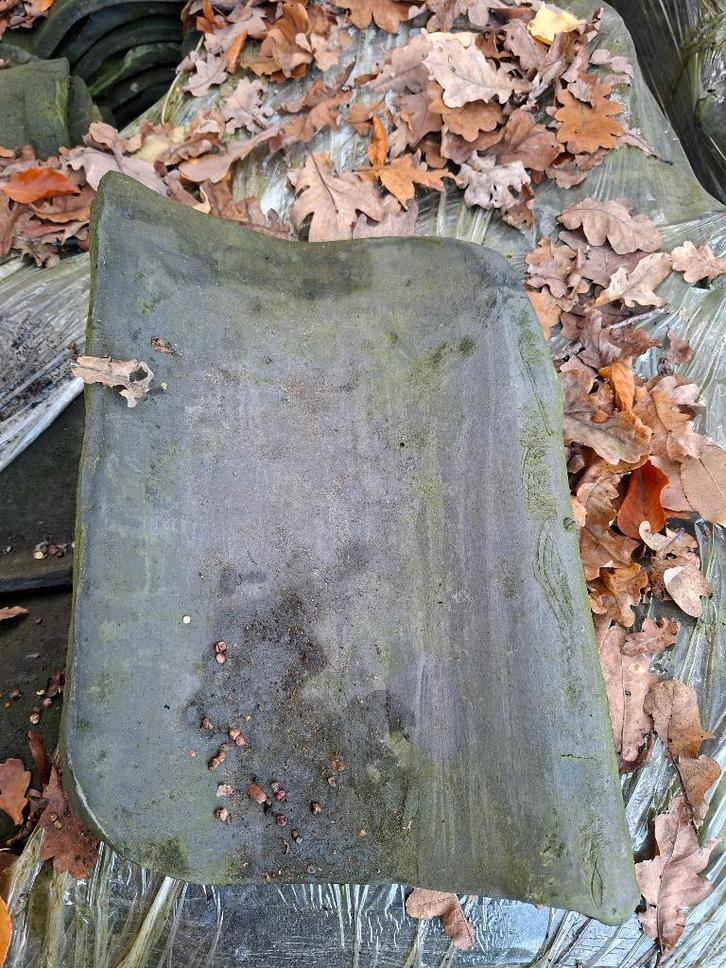 oude holle dakpannen blauw 3300 st, Doe-het-zelf en Verbouw, Dakpannen en Dakbedekking, Gebruikt, Dakpannen, Steen of Klei, Blauw