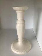 Wedgwood Edme kaarsenstandaard kandelaar 20,5 cm, Ophalen, Overige materialen, Nieuw, Crème