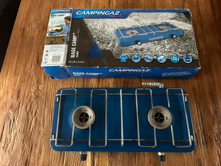 Kooktoestel Campingaz 2 pit 3200W, Caravans en Kamperen, Kampeeraccessoires, Gebruikt, Ophalen of Verzenden