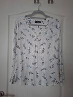 Mooie witte blouse met print, Maat 38/40 (M), Wit, Bonita, Ophalen of Verzenden