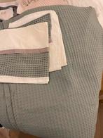 2 new sprei poeder roze poeder blauw met sloop, Huis en Inrichting, Ophalen of Verzenden, Zo goed als nieuw, Tweepersoons, Blauw