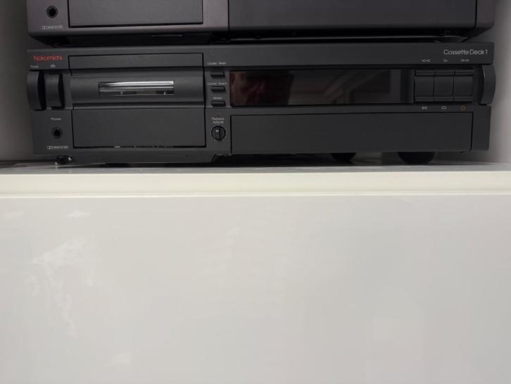 Nakamichi cassettedeck 1 regelbare azimuth en1 jaar garantie, Audio, Tv en Foto, Cassettedecks, Enkel, Overige merken, Tiptoetsen