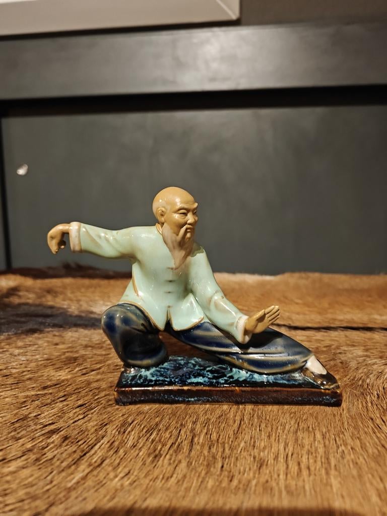 Chinees tai-chi beeldje, Verzamelen, Beelden en Beeldjes, Ophalen of Verzenden, Zo goed als nieuw, Mens