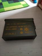 WW2 Kogelbox 7.62mm NATO, Ophalen of Verzenden, Overige soorten, Overige gebieden, Kist of Geocache