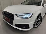 Audi A4 Avant 40 TFSI S-Line PANO/TREKHAAK/SFEER/360CAMERA/A, Auto's, Audi, Gebruikt, Zwart, A4, Wit