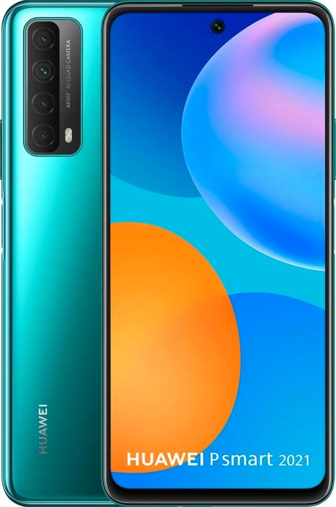 Huawei P Smart (2021) Dual Sim, 4GB/128GB - Green, Telecommunicatie, Mobiele telefoons | Huawei, Zo goed als nieuw, Zonder abonnement