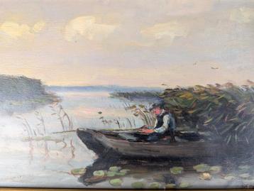 Hans Mijnsbergen - Bootje in de Biesbosch beschikbaar voor biedingen
