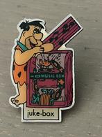 Pin fred flintstone juke-box, Verzamelen, Ophalen of Verzenden, Zo goed als nieuw, Overige onderwerpen, Speldje of Pin
