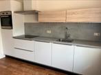 Complete zeer nette rechte Nobilia keuken hoogglans!!!!!!!!!, Wit, Enkelwandige keuken, Ophalen of Verzenden, Kunststof