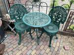 Bistro set, Tuin en Terras, Tuinsets en Loungesets, Ophalen, Zo goed als nieuw, Overige materialen, 2 zitplaatsen