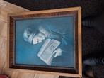 Te koop mooi schilderij lezende oude vrouw, Antiek en Kunst, Kunst | Schilderijen | Klassiek, Ophalen of Verzenden