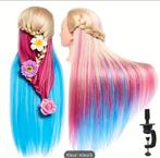 Nieuw kappershoofd regenboogkleuren, Sieraden, Tassen en Uiterlijk, Uiterlijk | Haarverzorging, Ophalen of Verzenden, Nieuw, Overige typen
