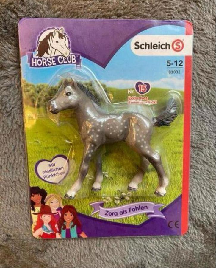 Schleich Hannoveraan Veulen Zora Veulen ~ Horse Club 83033, Verzamelen, Dierenverzamelingen, Zo goed als nieuw, Beeldje of Figuurtje