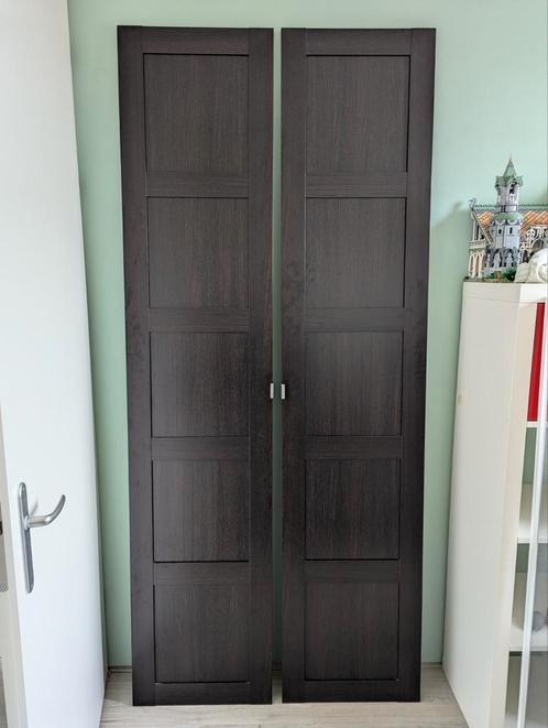 Pax Bergsbo deur bruin (nog maar 1 beschikbaar!!), Huis en Inrichting, Kasten | Kledingkasten, Gebruikt, 200 cm of meer, 50 tot 75 cm
