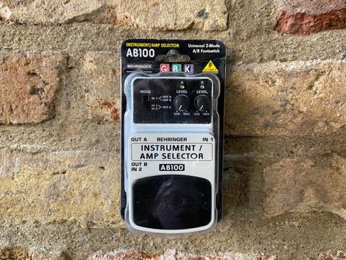 Behringer AB100 instrument/amp selector NIEUW, Muziek en Instrumenten, Snaarinstrumenten | Gitaren | Elektrisch, Nieuw, Overige merken