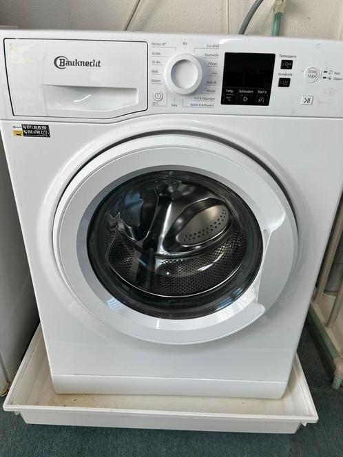 Bauknecht Wasmachine - Voorlader met lekbak, Witgoed en Apparatuur, Wasmachines, Gebruikt, Voorlader, 6 tot 8 kg, 85 tot 90 cm