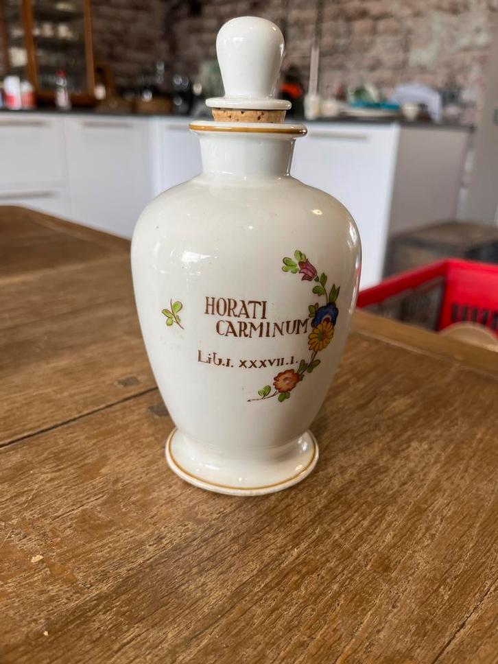 Antieke Apothekersfles Horati Carminum Potabilis, Antiek en Kunst, Antiek | Keramiek en Aardewerk, Ophalen of Verzenden