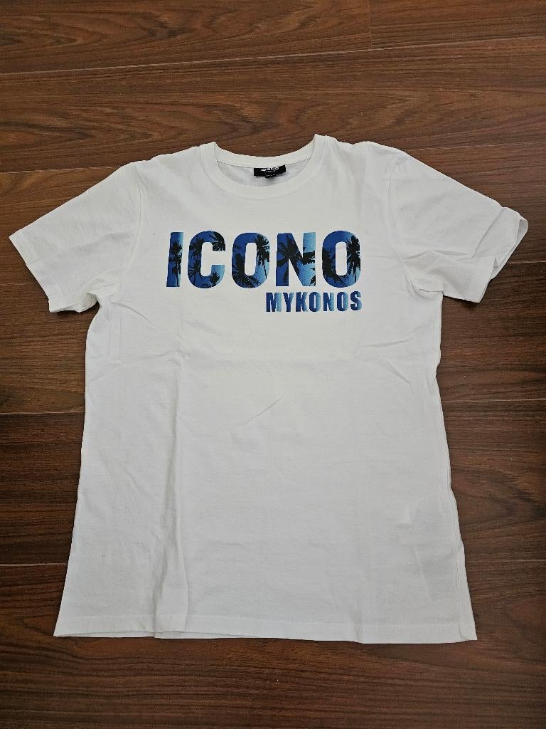 Icono shirt maat s + sneakers maat 42, Kleding | Heren, Ophalen of Verzenden, Zo goed als nieuw, Maat 46 (S) of kleiner, Wit