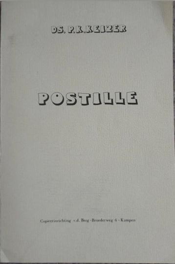 P.K. Keizer - Postille beschikbaar voor biedingen