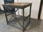 Vintage gietijzeren bok, Huis en Inrichting, Tafels | Sidetables, Ophalen, Gebruikt, 100 tot 150 cm, 25 tot 50 cm