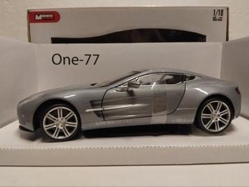 Aston Martin ONE -77 coupe grey Mondo metal 1:18 KRD beschikbaar voor biedingen