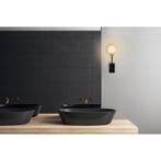 Lucide BEREND - Wandlamp Badkamer - 1xG9 - IP44 - Zwart, Nieuw, Lucide, Ophalen of Verzenden, Glas