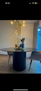 Prachtige houten eettafel van HK LIVING, Huis en Inrichting, Tafels | Eettafels, 100 tot 150 cm, Ophalen of Verzenden, Zo goed als nieuw