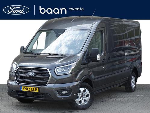 Ford Transit 350 L3H2 2.0 TDCI 165pk Limited | Full Options, Auto's, Bestelauto's, Bedrijf, Te koop, 360° camera, ABS, Achteruitrijcamera