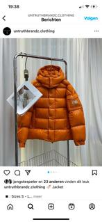 Moncler jas oranje, Kleding | Heren, Zo goed als nieuw, Verzenden