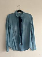 Jeans blouse met losse strik, Kleding | Dames, Blauw, Ophalen of Verzenden, Zo goed als nieuw, Tramontana