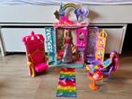 Barbie Dreamtopia Draagbaar Kasteel incl 2 Barbie-prinsessen, Ophalen of Verzenden, Zo goed als nieuw, Barbie