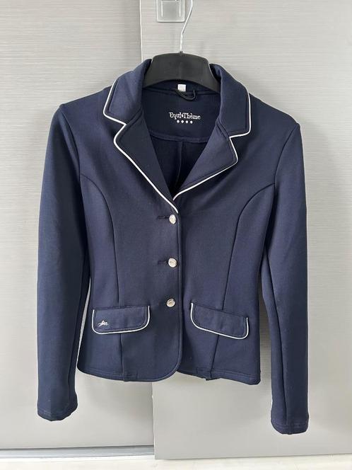 Donkerblauw wedstrijdjasje van Equithème, Dieren en Toebehoren, Paardrijkleding, Gebruikt, Dames, Bovenkleding, Springen, Ophalen