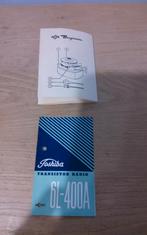 Toshiba 6L-400A Transistor Radio & NSM Benjamin Doc, Ophalen of Verzenden