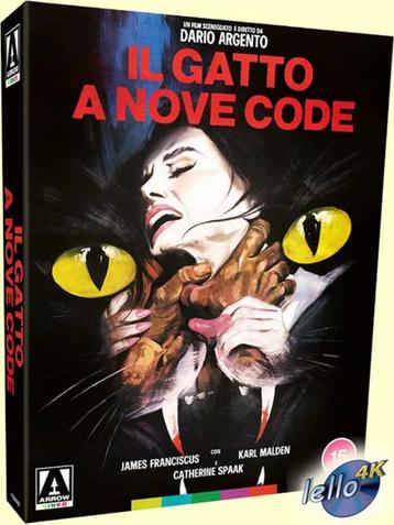 Blu-ray 4K: Dario Argento's The Cat o' Nine Tails LE (1971)A beschikbaar voor biedingen