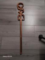 Houten  wandelstok  met  olifanten, Diversen, Ophalen of Verzenden